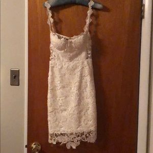 White Bustier dress! Worn once